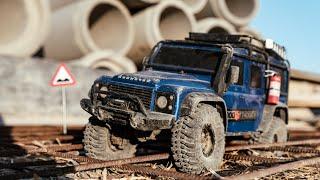 I took the Traxxas TRX4 on a Construction Site! Here is what happened!