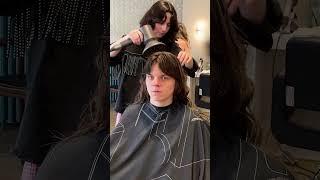 she couldn’t BELIEVE her hair did THIS!