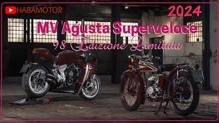 2024 MV Agusta Superveloce 98 Edizione Limitata : A Tribute to 80 Years of Motorcycle Excellence