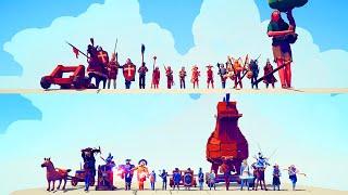 MEGA MEDIEVAL vs MEGA ANCIENT TEAM | TABS - Totally Accurate Battle Simulator