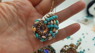 Diy video tutorial #Chiocciola  #pendant #superduo #beadweaving #lumaca #conchiglia