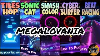 MEGALOVANIA || EDMRush [Tiles Hop, Sonic Cat, Smash Color, Cyber Surfer]