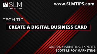 Tech Tip: Create a Digital Business Card