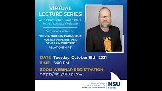 Virtual Lecture Series with Christopher Blanar, Ph.D.