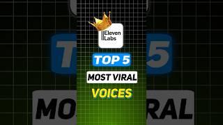 Elevenlabs Top 5 Most Viral Voices | 11labs most popular voice | Elevenlabs best voice settings | Ai