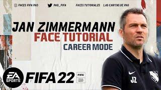 JAN ZIMMERMANN FACE FIFA 22 | TUTORIAL |  CAREER MODE | MANAGER