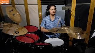 Beautiful Sunday Drum Cover by Dimple Furtal - The Music School Bangalore