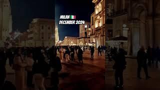 Milan Italy December 2024. #shorts #Milan #Milano