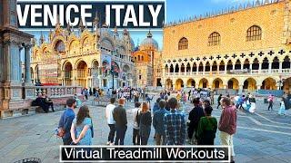 Venice, Italy Treadmill Entertainment - Grand Canale Piazza San Marco -  City Walks Walking Tour