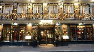 Le Procope Paris Oldest Restaurant Tour Outside and Inside Delicious Meal Desert Tea History