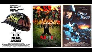 Quick Capsule Review: Full Metal Jacket, Platoon & Starship Troopers