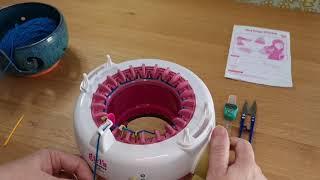 The Cast On - Girl's Creator 22 needle knitting machine