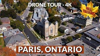 Drone Video 4K: Paris, Ontario - an Aerial Perspective