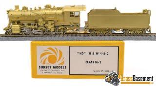 The Sunset Models M-2 4-8-0: A Must-Have Steam Locomotive for Any Model Train Collector