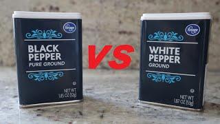 Black pepper vs. white pepper | which to use and why