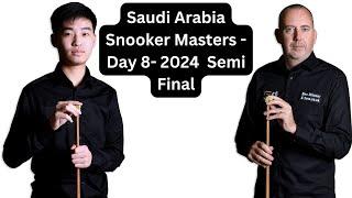 Mark J Williams vs Si Jiahui | Saudi Arabia Snooker Masters | Semi Final | 2024