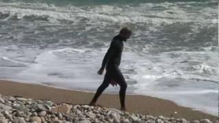 Mark Cunningham Bodysurfing Montauk  NY, Body surfing, Hurricane Igor Sept 2010