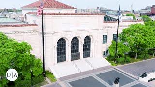 Never Before Seen One-Take Drone Fly Through of Detroit's Iconic Art Museum