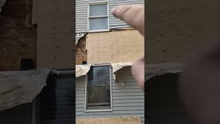 Repair rotted siding #diy #sidinginstallation #viralshorts