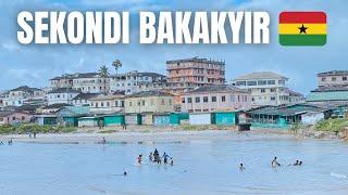 A Day In SEKONDI BAKAKYIR - Walk Video - Takoradi-Ghana 