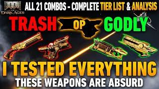 The ONLY Dark Ages Weapon Analysis & Tier List You Need | All Weapon & Upgrade Combos Ranked | Doom
