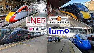 An ECML Showdown! LNER vs Grand Central vs Hull Trains vs Lumo