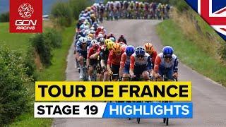 Punchy Profile Produces Fast Day Of Racing! | Tour De France 2023 Highlights - Stage 19