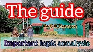 The guide by R K narayan: Important topics in kannada & english #ksou #english