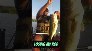 BIG Largemouth on a Shakey Head! #beginnerfishing #bassfishing #shorts #kayakfishing