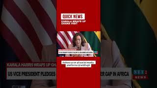 US Vice President Kamala Wraps Up Ghana Visit