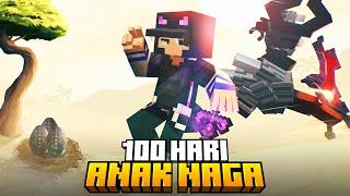 100 Hari Minecraft Fantasy Tapi Jadi ANAK NAGA