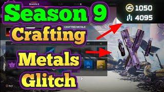 Apex legends Crafting Metals Glitch (Season 9) || *Free Skins*