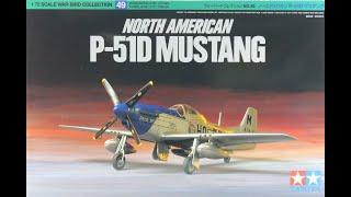 Tamiya : North American P-51D Mustang : 1/72 Scale Model : In Box Review