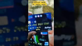 #bankcard central bank of India card show #debitcard