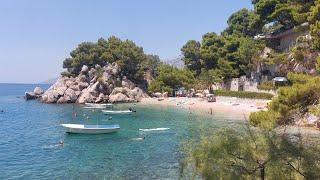 Croatia Brela beaches trip.....Spacer po Breli 2024 #croatia #beach #adriatic #travel #summer #