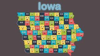 Iowa Geography/US state KLT classic remake!