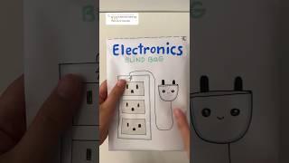 Electronics blind bag unboxing! #asmr #paper #diy #crafts