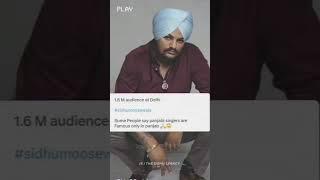 Most crowd live show in india #sidhumoosewala #trending