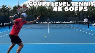 Tommy Paul & Arthur Cazaux 2024 Court Level Practice 4K 60FPS