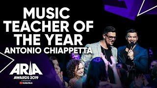 Antonio Chiappetta wins the Telstra ARIA Music Teacher Of The Year Award | 2019 ARIA Awards