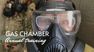 The Army's Annual Gas Mask Confidence Course|Army Gas Chamber| Madison Giles