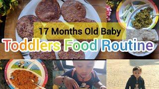 What My 17 Months Old Baby Eat In a Day//Full Day Food Routine Of 17 Months Old Baby//Toddlers Food