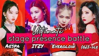 Brutally Ranking ITZY, EVERGLOW, AESPA, (G)I-DLE stage presence