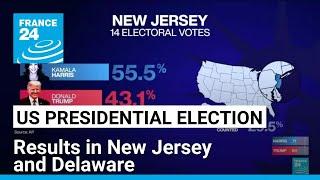 US presidential election results in New Jersey and Delaware • FRANCE 24 English