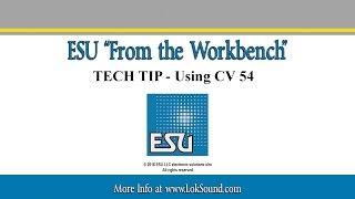 ESU TECH TIP: Using CV 54 for Auto Adjusting BEMF