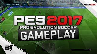 PES 2017 GAMEPLAY! FC BARCELONA VS ATLETICO MADRID
