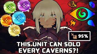 SABER ALTER Can Solo All Elemental Caverns?! | Anime Last Stand