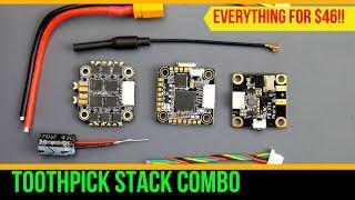 This Micro Combo is Only $46 // F4 FC, ESC, VTX HGLRC FD413