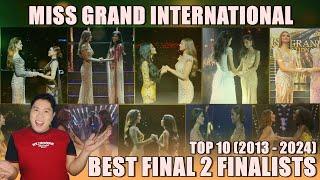 Best Final 2 Finalists | Miss Grand International (2013 - 2024)