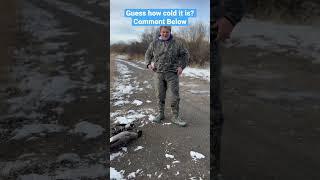 Duck hunting in cold weather ️ #frozen #viralshorts #fyp #idaho #hunting #duckhunting #duck